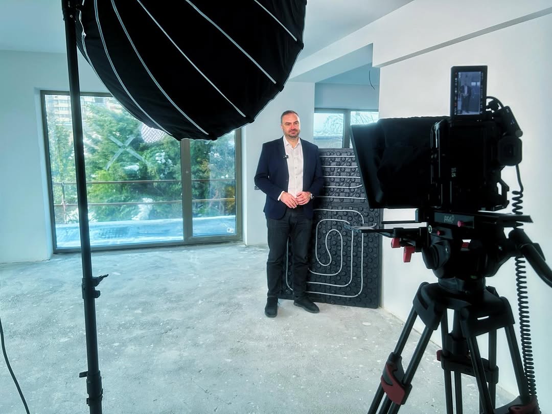 Content production shoot at Brico Depot retail location